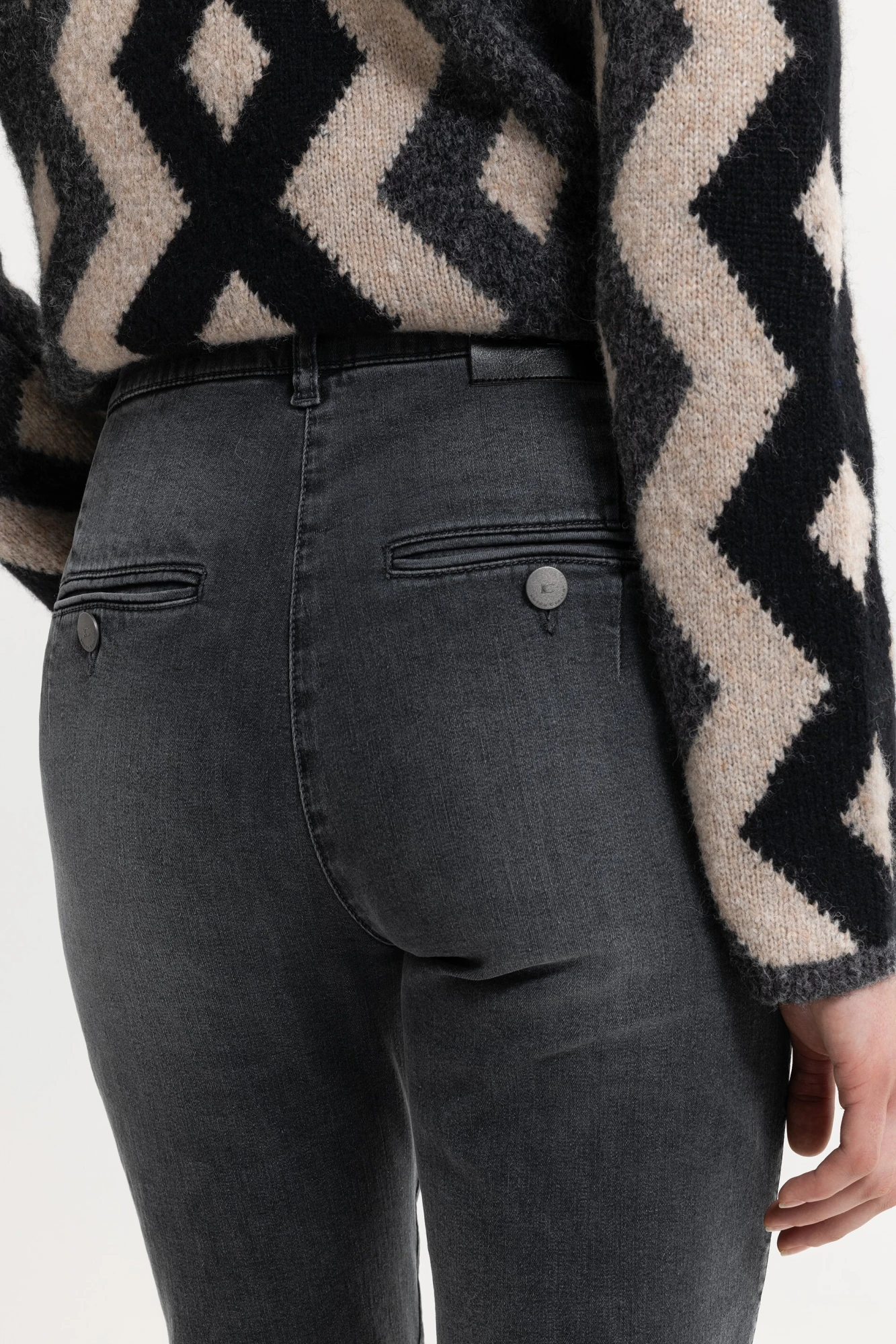 LUISA CERANO Jeans AUTHENTIC-GREY DENIM – Bild 3