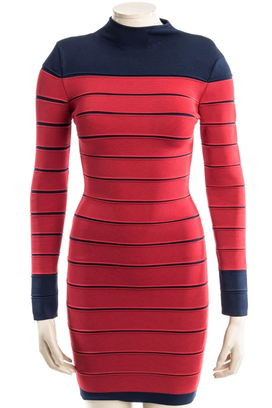 BALMAIN Kleid RED NAVY - Nur in unserem Store in Spremberg erhältlich.
