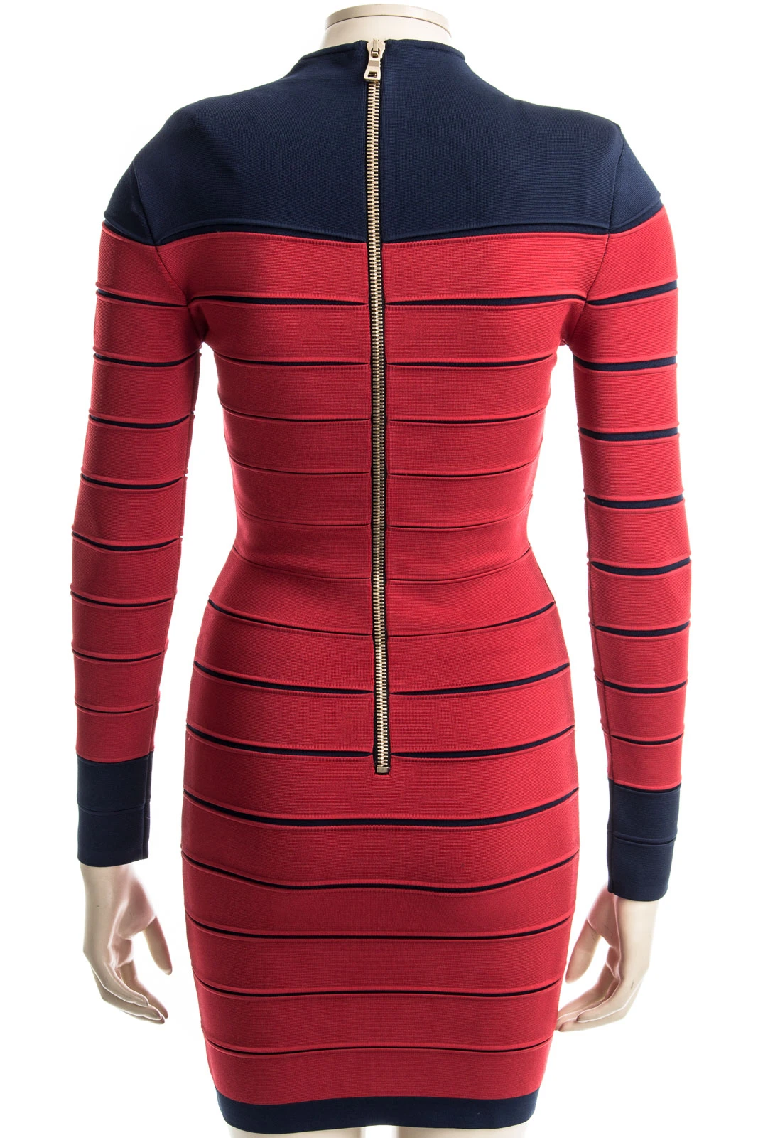 BALMAIN Kleid RED NAVY - Nur in unserem Store in Spremberg erhältlich. – Bild 3