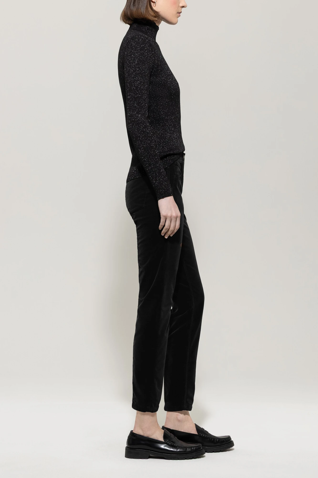 Hose SKINNY-VELVET-PANTS – Bild 2