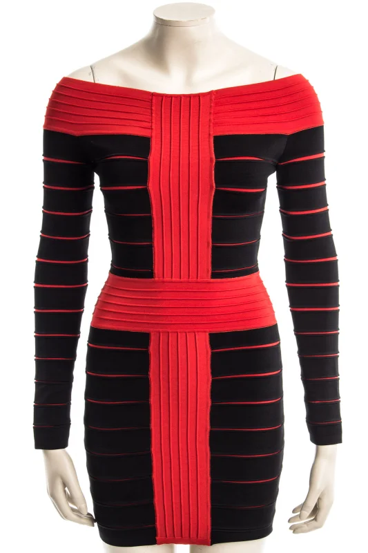 BALMAIN Kleid DRESS RED - Nur in unserem Store in Spremberg erhältlich.