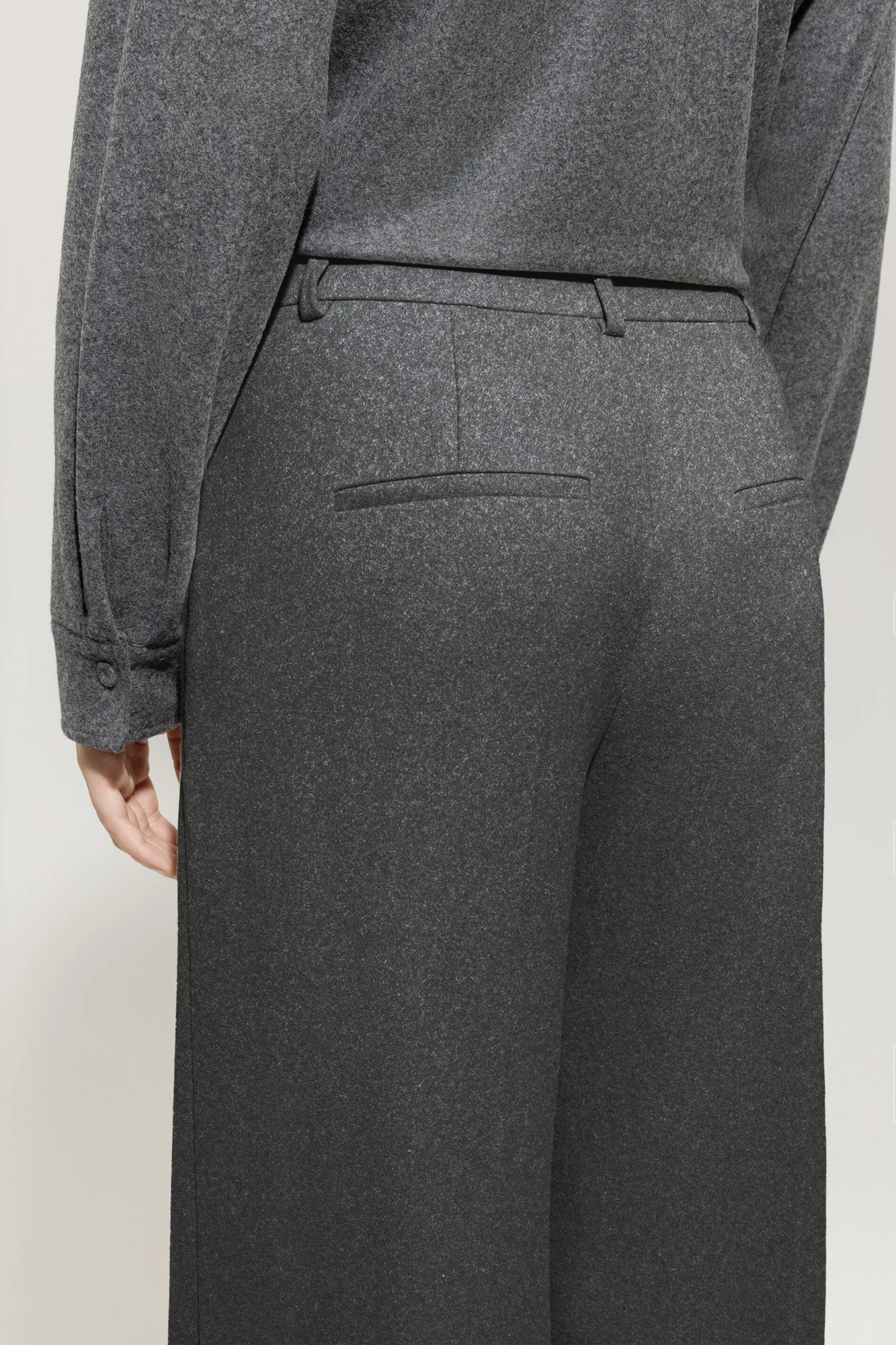 Hose FLANELL-WIDELEG-PANTS – Bild 3