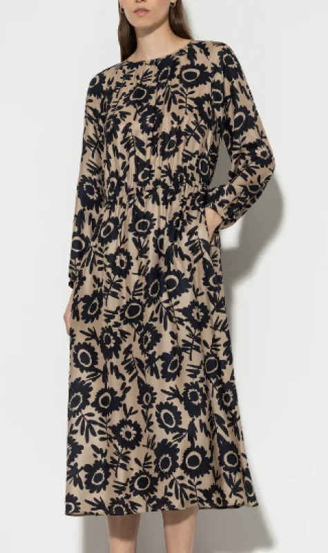LUISA CERANO Maxikleid FLOWER-PRINT