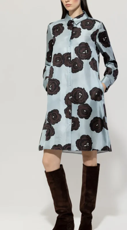 LUISA CERANO Kleid FLOWER-PRINT