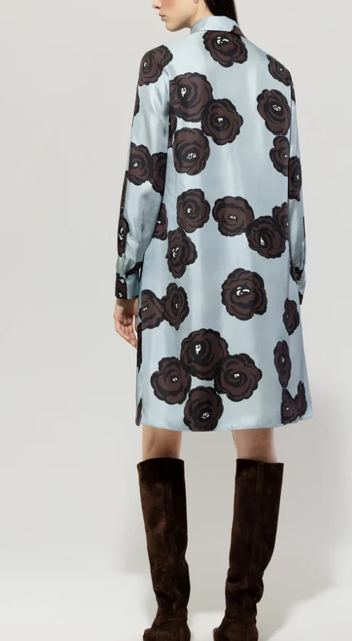 LUISA CERANO Kleid FLOWER-PRINT – Bild 3