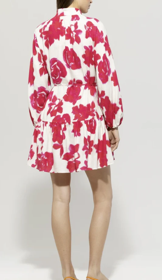 LUISA CERANO Minikleid ROSE-PRINT – Bild 4