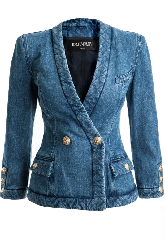 BALMAIN Jeansblazer VESTE - Nur in unserem Store in Spremberg erhältlich.