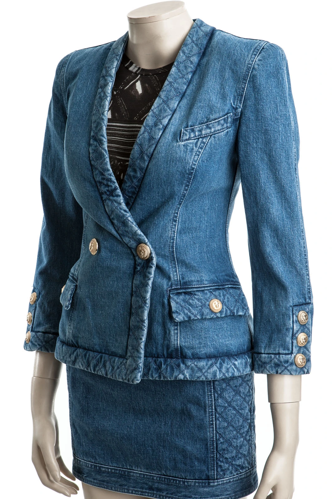 BALMAIN Jeansblazer VESTE - Nur in unserem Store in Spremberg erhältlich. – Bild 2