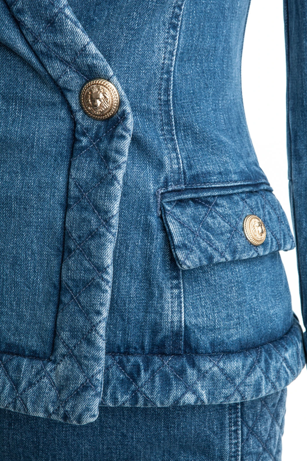 BALMAIN Jeansblazer VESTE - Nur in unserem Store in Spremberg erhältlich. – Bild 4