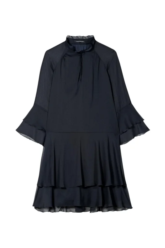 LUISA CERANO Kleid RÜSCHENDETAILS