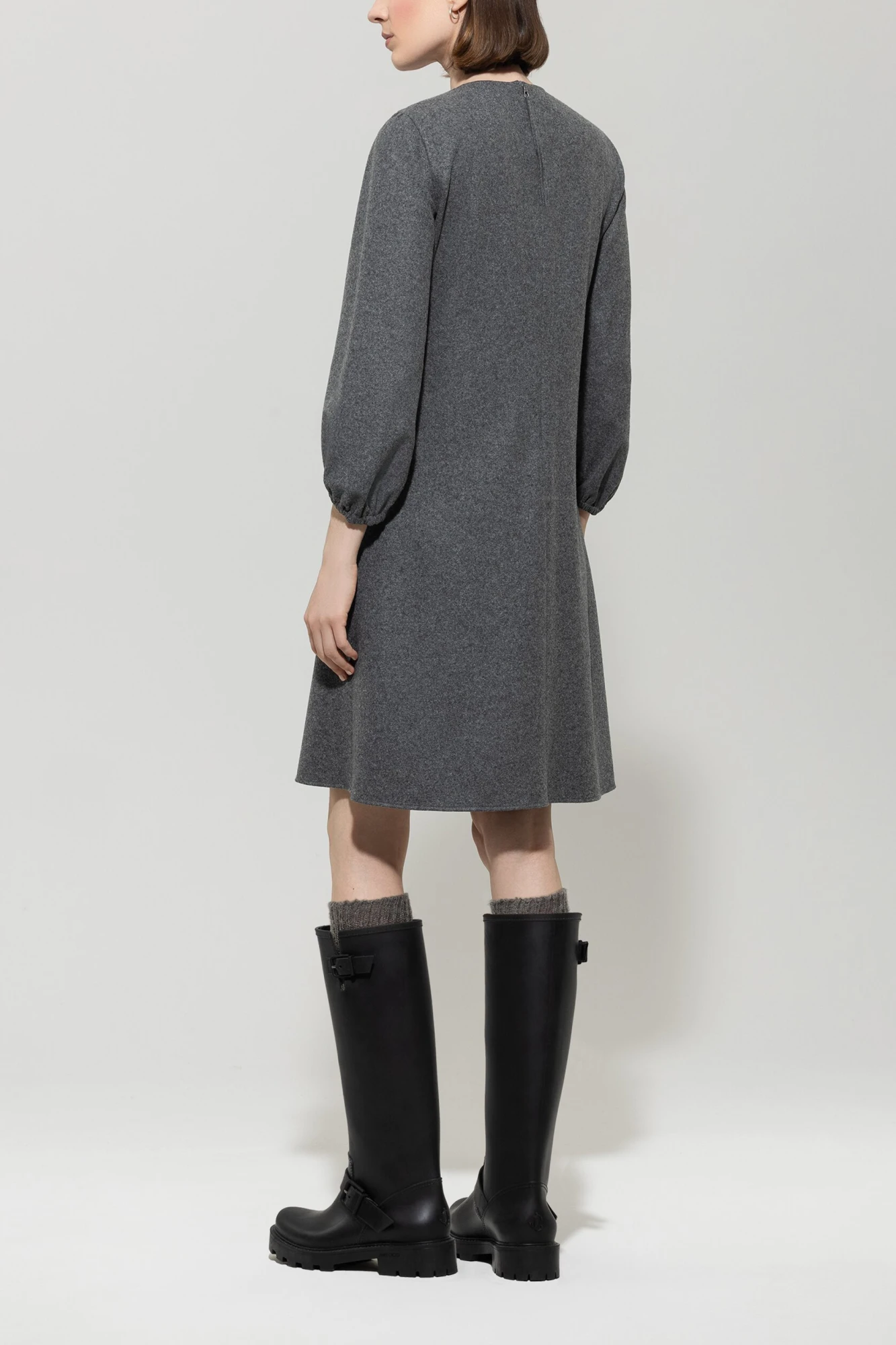 LUISA CERANO Kleid FLANELL KLEID – Bild 3