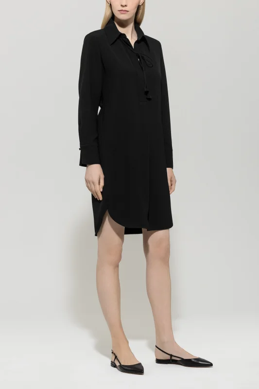 LUISA CERANO Hemdkleid BINDEBAND-DETAIL