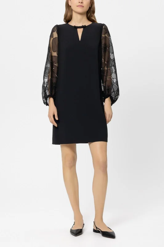 LUISA CERANO Minikleid mit BLÜTEN-ARM