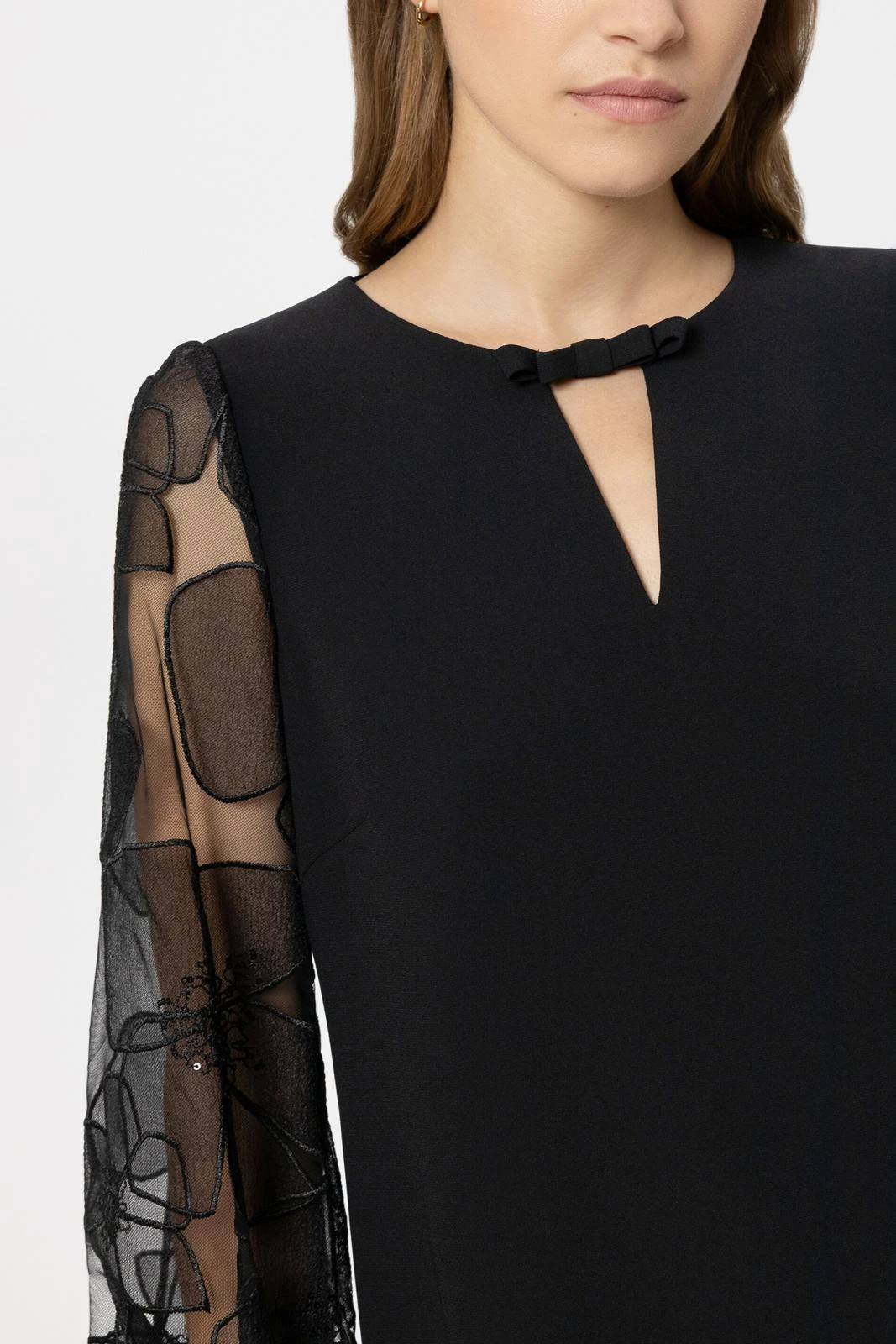 LUISA CERANO Minikleid mit BLÜTEN-ARM – Bild 4