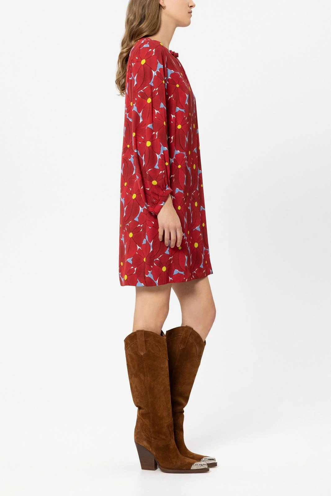 LUISA CERANO Mini-Kleid FLOWER PRINT – Bild 2