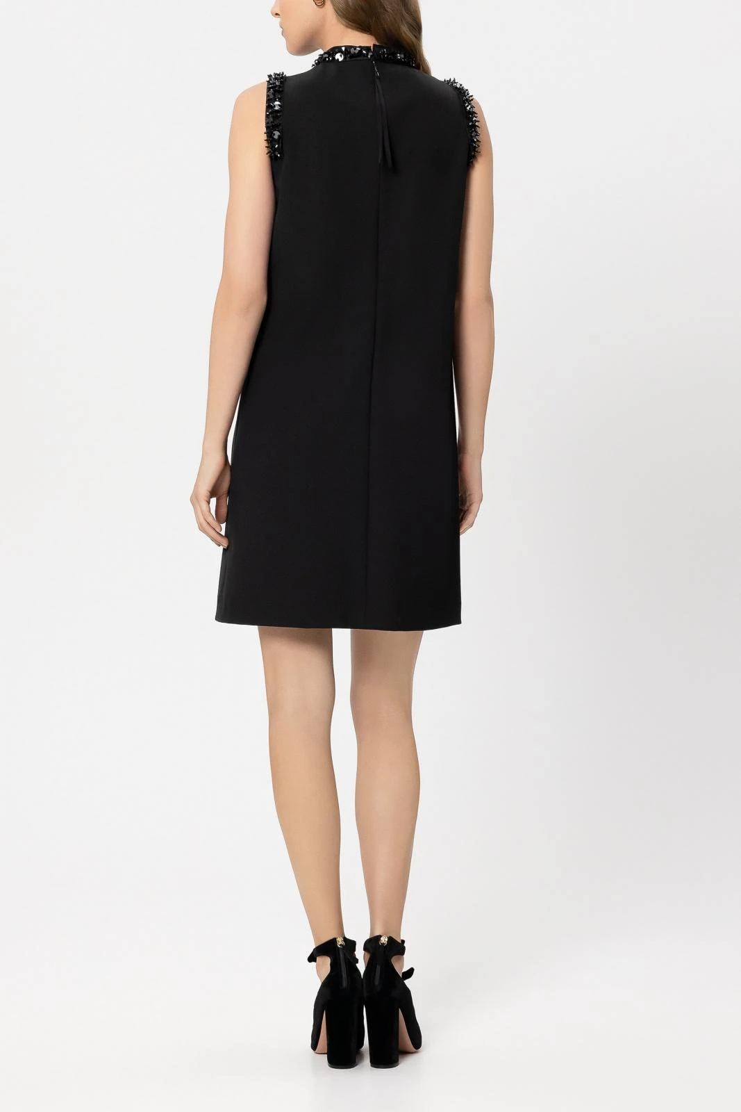 LUISA CERANO Kleid SHIFTDRESS mit Perlendetails – Bild 3