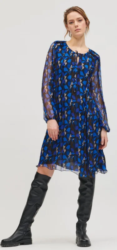 LUISA CERANO Kleid LEAF-PRINT