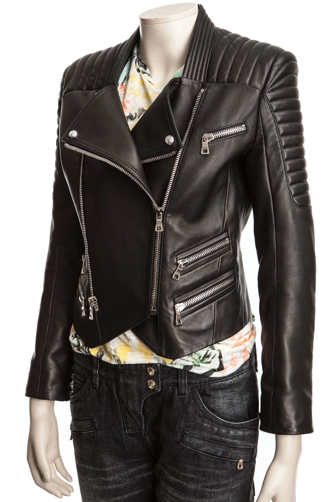 BALMAIN Lederjacke VESTE - Nur in unserem Store in Spremberg erhältlich. – Bild 2