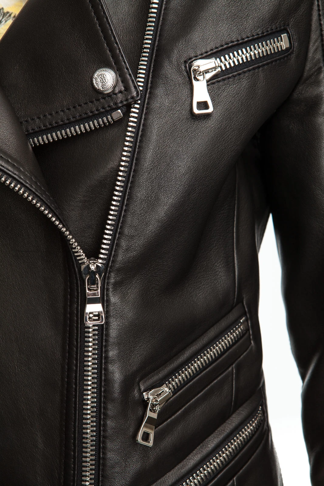 BALMAIN Lederjacke VESTE - Nur in unserem Store in Spremberg erhältlich. – Bild 4