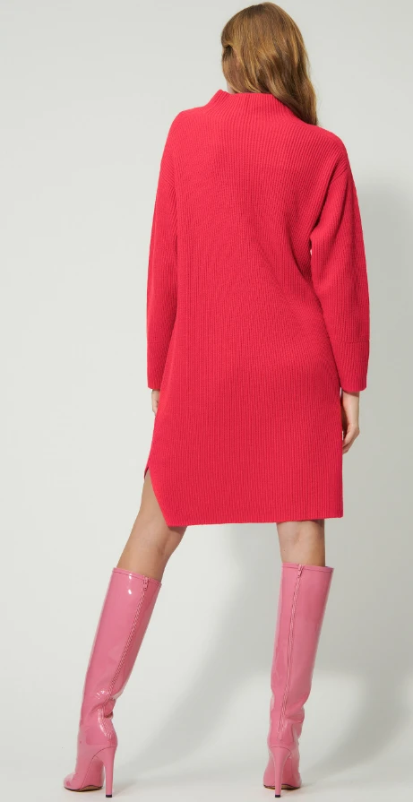 LUISA CERANO Strickkleid KELCHKRAGEN – Bild 3