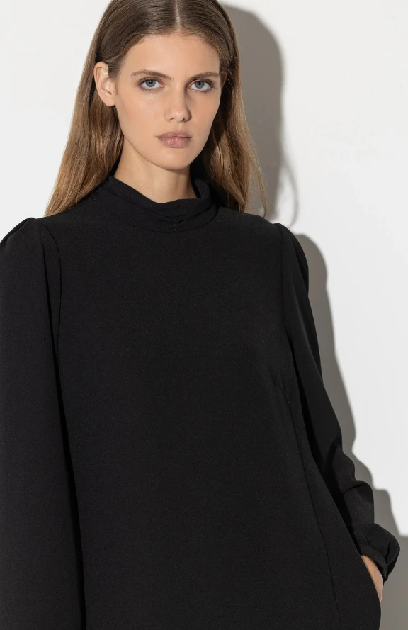 LUISA CERANO Minikleid STEHKRAGEN – Bild 3