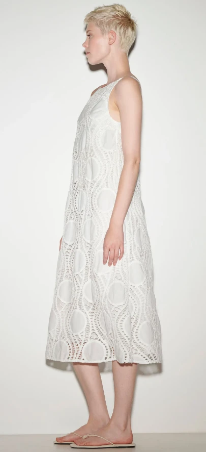 LUISA CERANO Kleid CROCHET-OPTIK – Bild 3