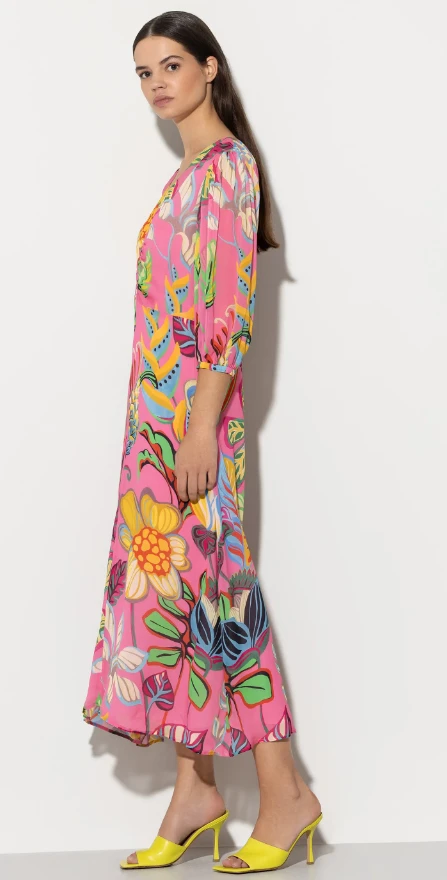 LUISA CERANO Maxikleid CARIBBEAN-PRINT – Bild 2