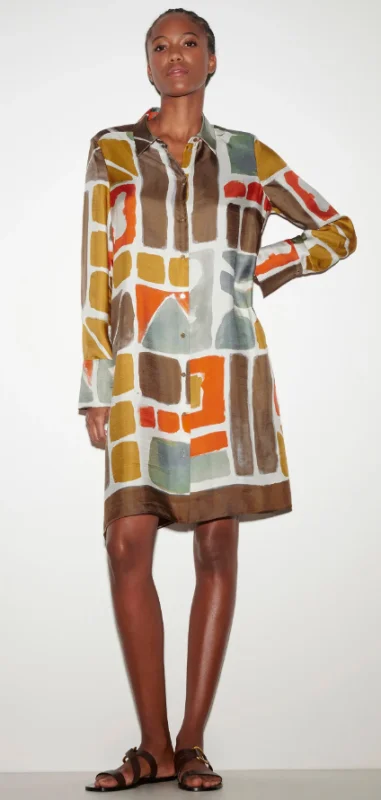 LUISA CERANO Hemdkleid ETHNIC-PRINT