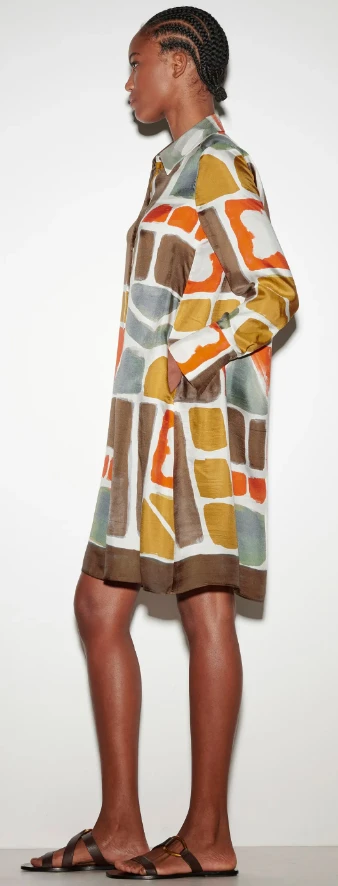 LUISA CERANO Hemdkleid ETHNIC-PRINT – Bild 2