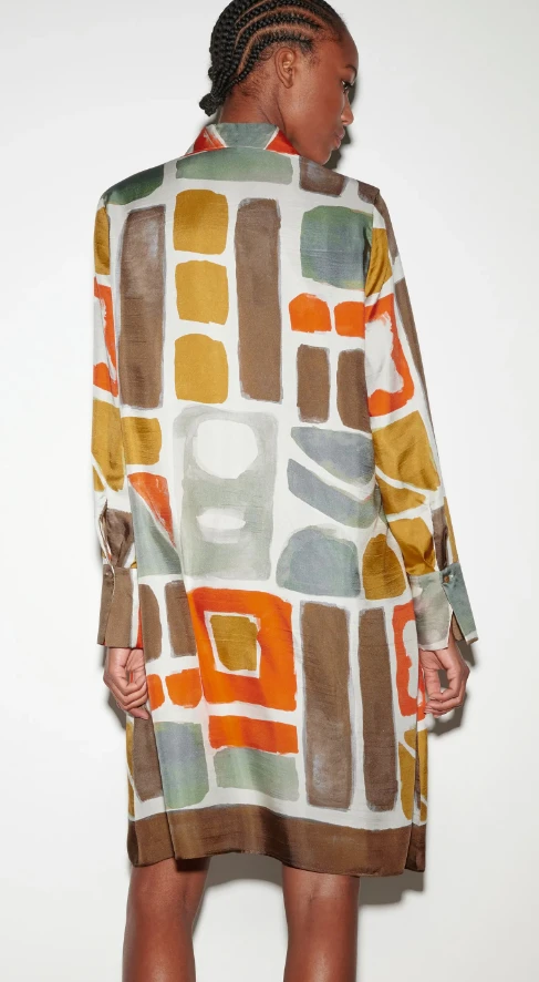 LUISA CERANO Hemdkleid ETHNIC-PRINT – Bild 3