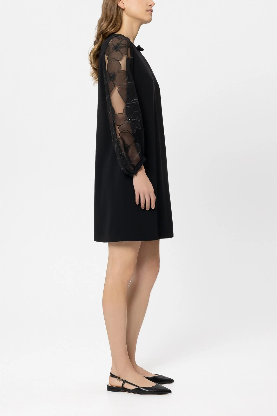 Minikleid mit BLÜTEN-ARM – Bild 2