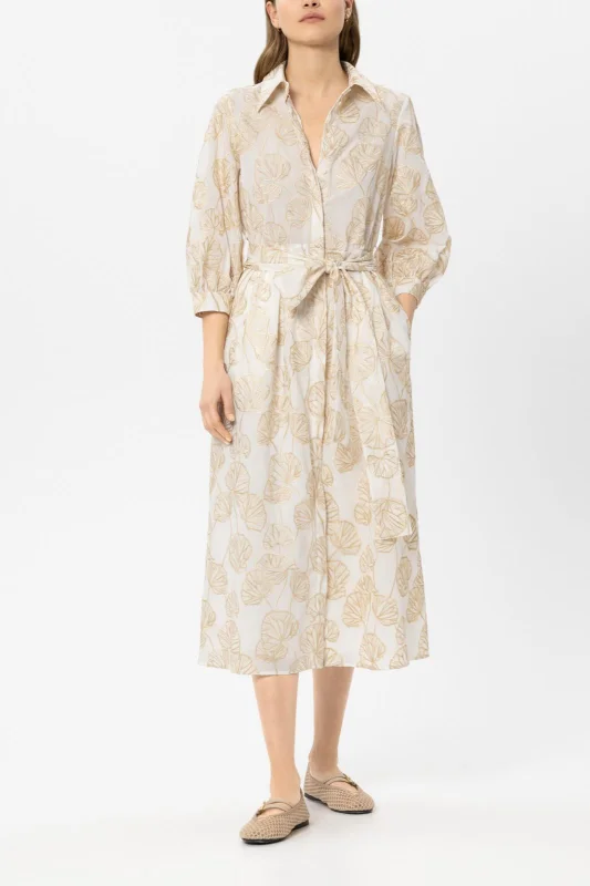 Hemdblusenkleid STICKEREI