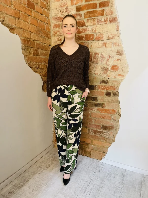 LUISA CERANO Pullover AJOUR-MUSTER PULLOVER