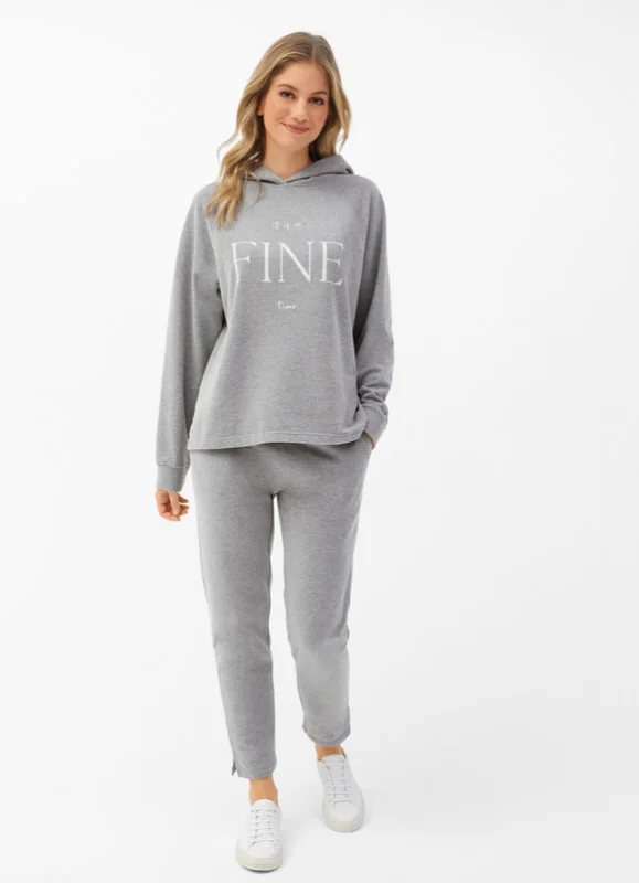 JUVIA Sweatshirt FLEECE HOODY