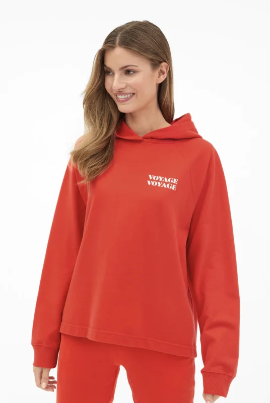 JUVIA Sweatshirt LIGHT FLEECE HOODIE RAGLAN VOYAGE