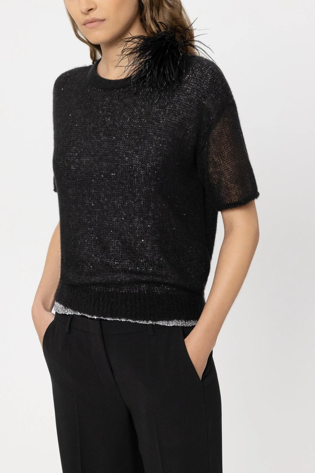 LUISA CERANO Brosche FEDER – Bild 2