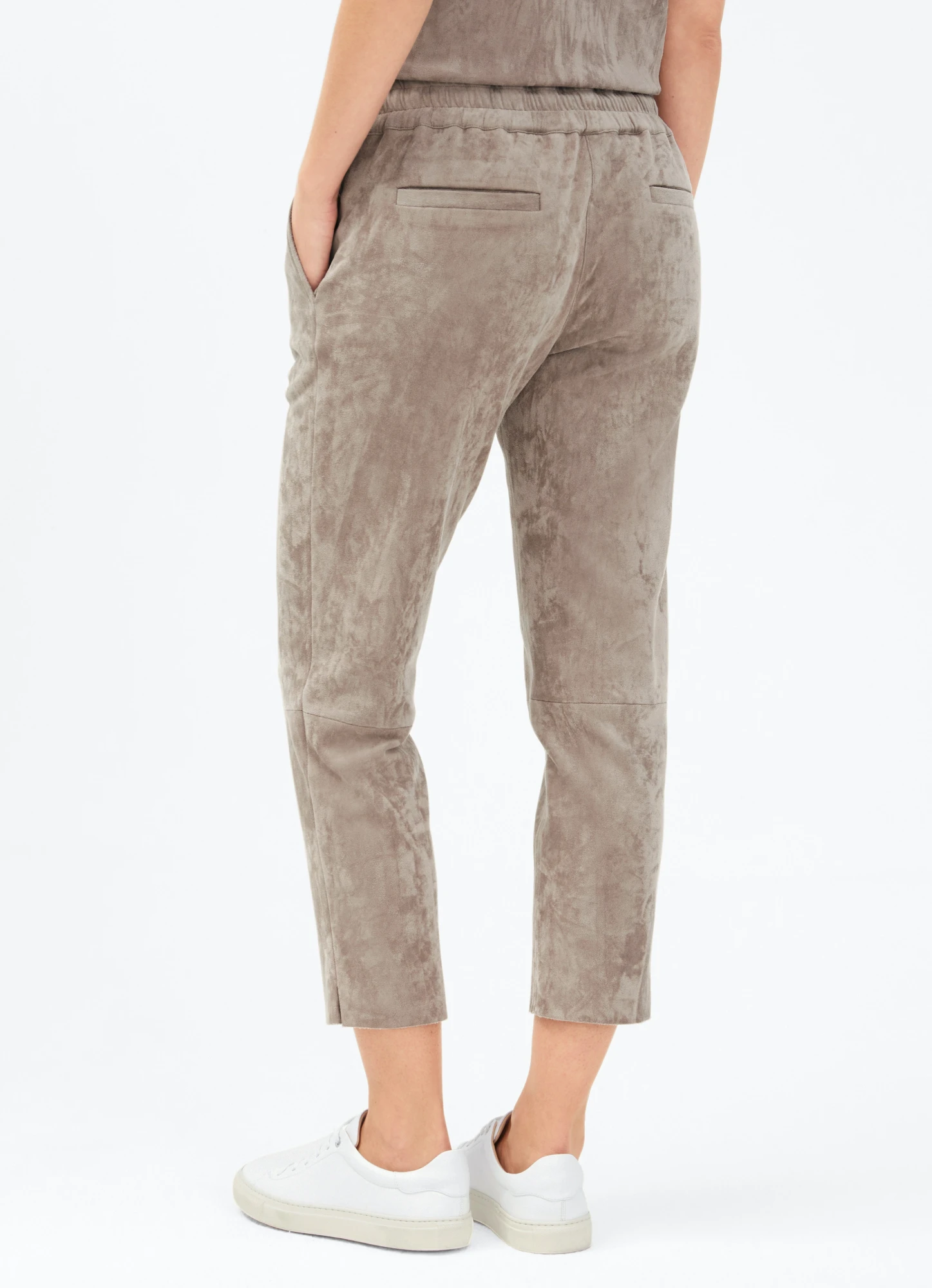 Sweathose FAUX SUEDE TROUSERS – Bild 2