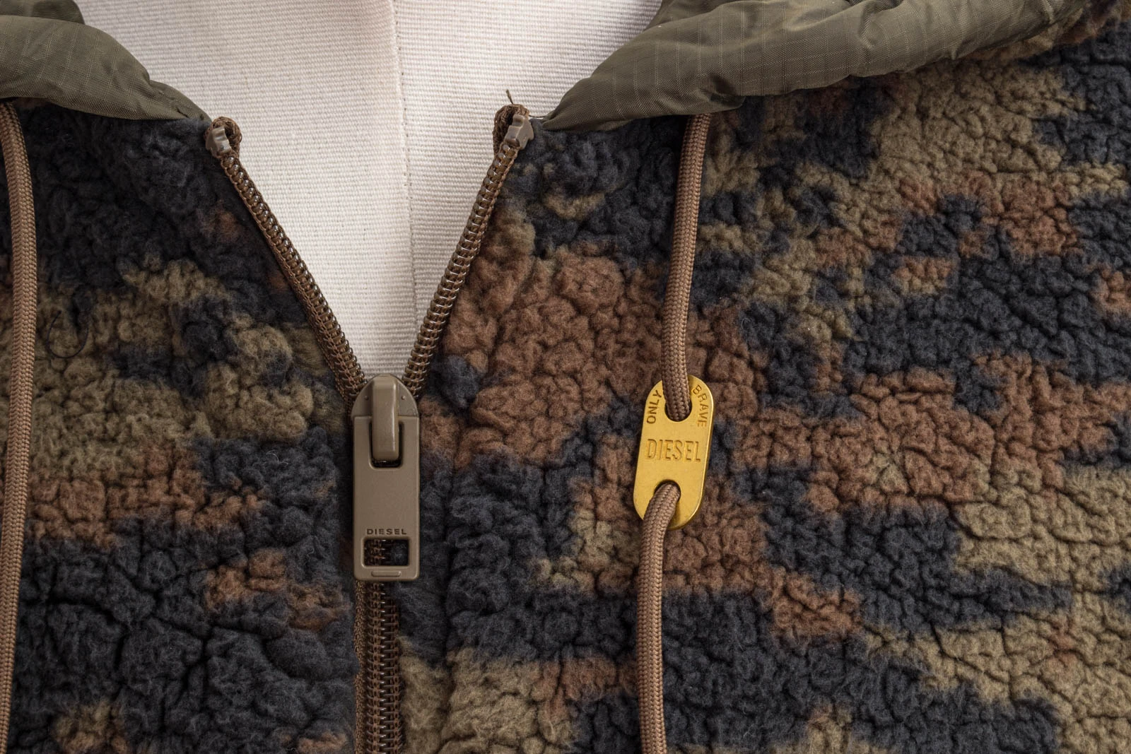 DIESEL Sweatjacke S-KAMELION SWEAT – Bild 4
