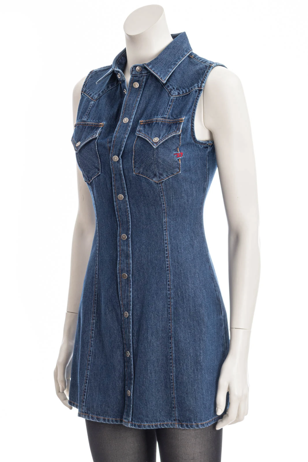 DIESEL Jeanskleid DE-GLO-F ABITO – Bild 2