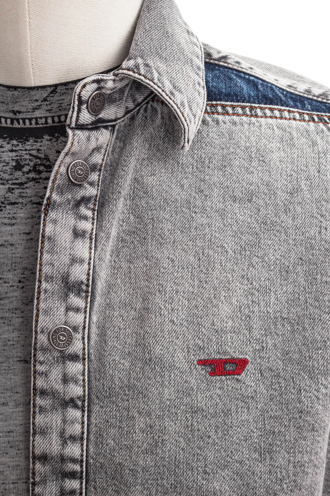 DIESEL Jeanshemd D-SLIMPLY-RS CAMICIA – Bild 4