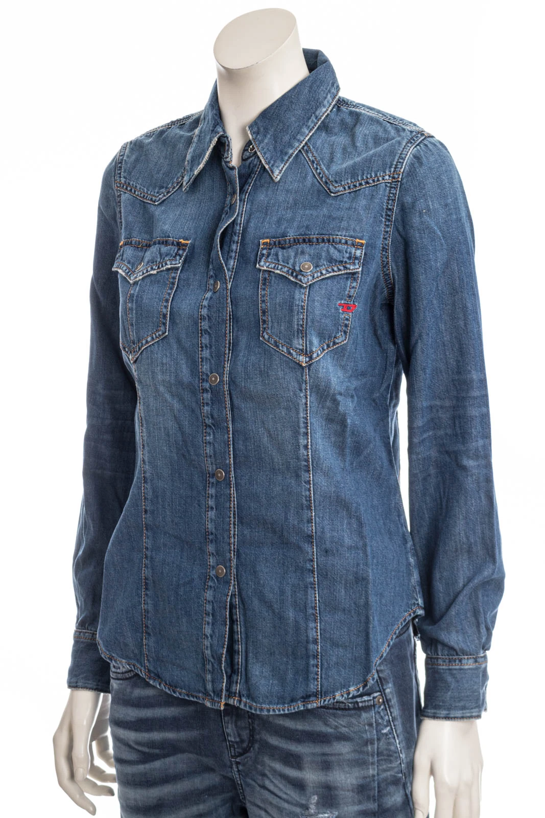 DIESEL Jeansbluse DE-WAVES – Bild 2