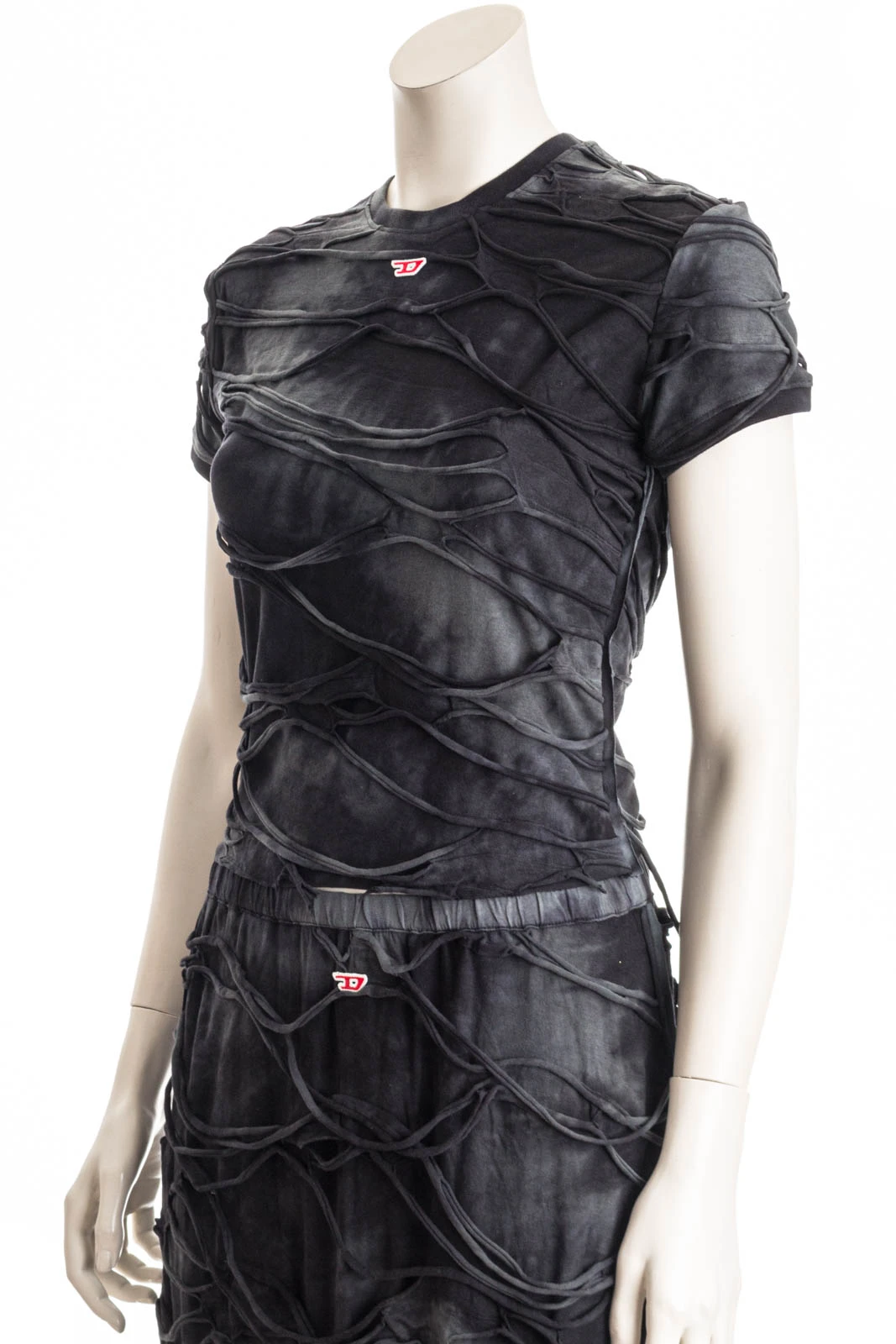 DIESEL T-Shirt T-UNCUTIE-LONG-P1 – Bild 2