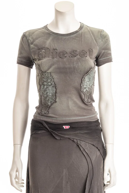 DIESEL T-Shirt T-UNCUT TOP