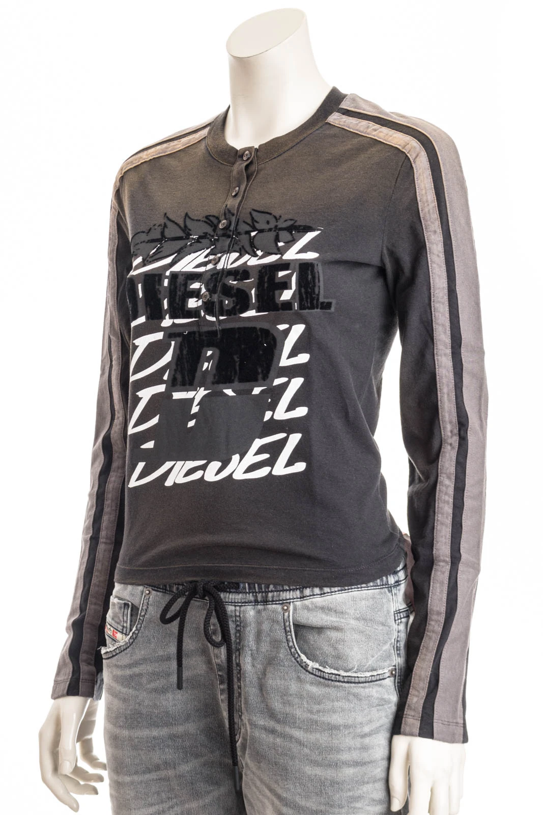 DIESEL Longsleeve T-UNCUTIE-STRIPE-LS – Bild 2