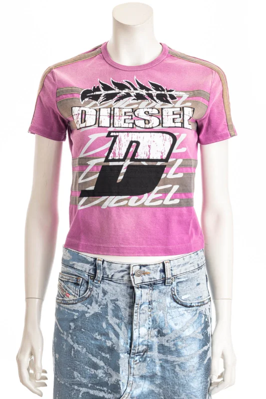 DIESEL Shirt T-UNCUTIE-STRIPE