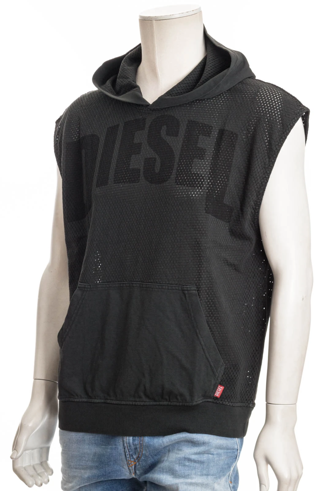 DIESEL Shirt S-BOXT-SL-MESH SWAET-SHIRT – Bild 2