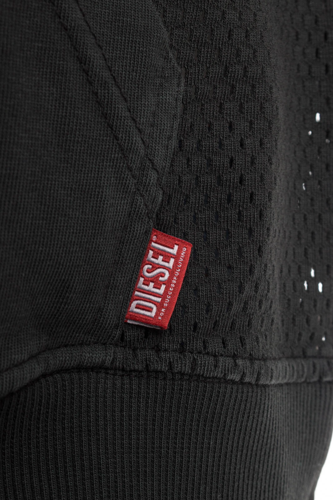 DIESEL Shirt S-BOXT-SL-MESH SWAET-SHIRT – Bild 4